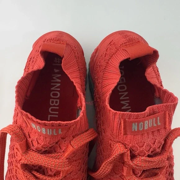 NOBULL Men's Knit‎ Runner Red Size US 9.5 / EUR 43